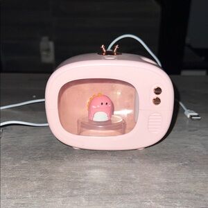 CISKOTU TV Humidifier - Aroma Diffuser w/ Night Light - Pink